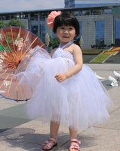Load image into Gallery viewer, Girls pink tutu dress Birthday party dress up dress Toddler girls dance dress princess dress