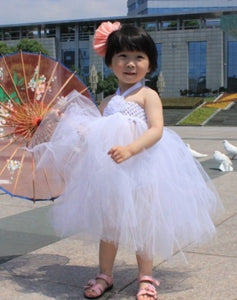 Girls pink tutu dress Birthday party dress up dress Toddler girls dance dress princess dress